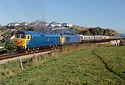 50002 & D400 Hookhills Viaduct 16 October 1993