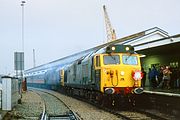 50007 & D400 Fishguard Harbour 8 January 1994