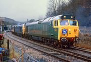 50007 & D400 Knighton (Powys) 23 January 1993