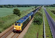 50007 & D400 Lostock Gralam 13 June 1992