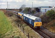 50008 & 50015 St Dennis Junction 23 November 1991