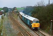 50008 Burngullow Junction 26 January 1991