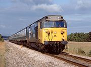 50008 Combe (Grintleyhill Bridge) 17 September 1983