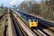 50013 South Moreton (Didcot East) 1 December 1983