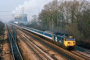 50031 South Moreton (Didcot East) 7 January 1990