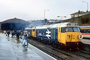 50033 & 50050 Penzance 19 March 1994