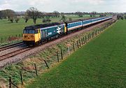 50033 Moreton-in-Marsh (Dunstall Bridge) 27 March 1988