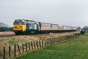 50033 Shrivenham (Ashbury Crossing) 18 March 1989