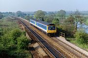 55027 & 55021 Aynho Junction 28 April 1990