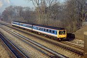 55027, 59514 & 51362 South Moreton (Didcot East) 11 December 1991