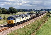 56104 & 56018 Shrivenham (Ashbury Crossing) 5 September 1992