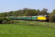 57312 & 73136 Corfe Castle 13 May 2012