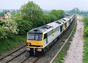 60032 & 60057 Ellistown 26 May 1991