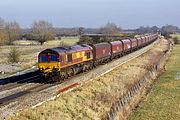 66006 Shrivenham (Ashbury Crossing) 11 February 2012