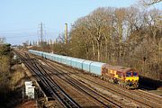 66019 South Moreton (Didcot East) 19 December 2014