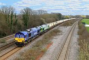 66047 & 66004 Wolvercote 27 March 2023