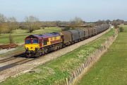 66174 Shrivenham (Ashbury Crossing) 15 March 2014