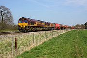 66194 & 66085 Uffington 22 April 2010