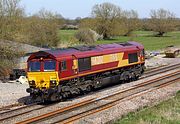 66200 Shrivenham (Ashbury Crossing) 20 April 2016