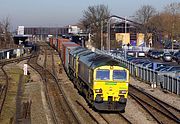 66504 & 66589 Oxford 16 January 2012