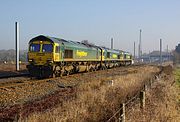 66507, 66506 & 66557 Uffington 22 January 2017