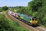 66524 & 66587 Crofton 4 July 2025