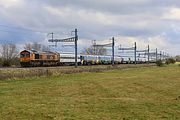 66726 Shrivenham (Ashbury Crossing) 10 February 2021