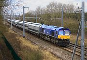 66791 Shrivenham (Ashbury Crossing) 10 February 2021