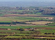 67005 & 67006 Uffington (Viewed from White Horse Hill) 5 April 2008