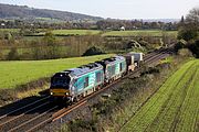 68033 & 68002 Defford 25 October 2017