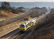 70009 & 66548 Standish Junction 30 January 2011