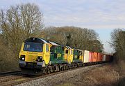 70017 & 70011 Wormleighton Crossing 7 February 2023