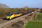 70801 & 56078 Denchworth (Circourt Bridge) 26 February 2014