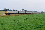 B431, Class 108 & B434 Upton Noble 31 August 1987