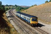 B968 Narroways Hill Junction 10 August 1989