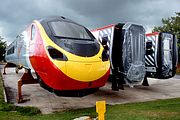 Class 390 Bodyshells Ashchurch Army Depot 22 July 2001