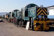 D9537, D9539, D9553, 50021, D5541, 4240016 Toddington 10 August 1995