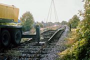Track lifting at Gotherington 14 October 1979