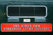 55002 The Kings Own Yorkshire Light Infantry Nameplate 9 March 1997