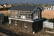 March West Junction Signal Box 4 November 1986