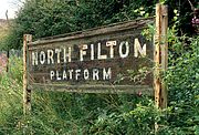 North Filton Platform Name Board 23 July 1993