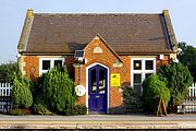 Pewsey Station Up Platform Waiting Room 23 August 2013