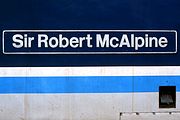 37425 Sir Robert McAlpine Nameplate 27 April 1998
