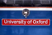 47547 University of Oxford Nameplate 3 October 1990